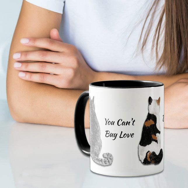 You Can't Buy Love Cat Rescue Mug (Creator Uploaded)