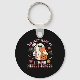 You Can't E Me I Teach Middle School Teacher Hallo Keychain