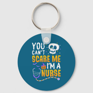 You Cant E Me Im A Nurse Halloween Rn Witch Boo Fu Keychain