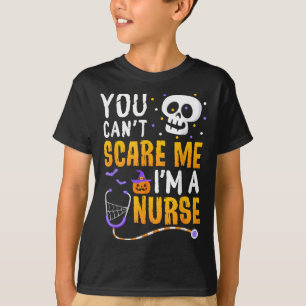 You Cant E Me Im A Nurse Halloween Rn Witch Boo Fu T-Shirt