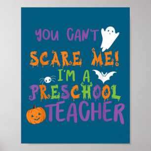 You Cant E Me Im A Preschool Teacher Men Women  Poster