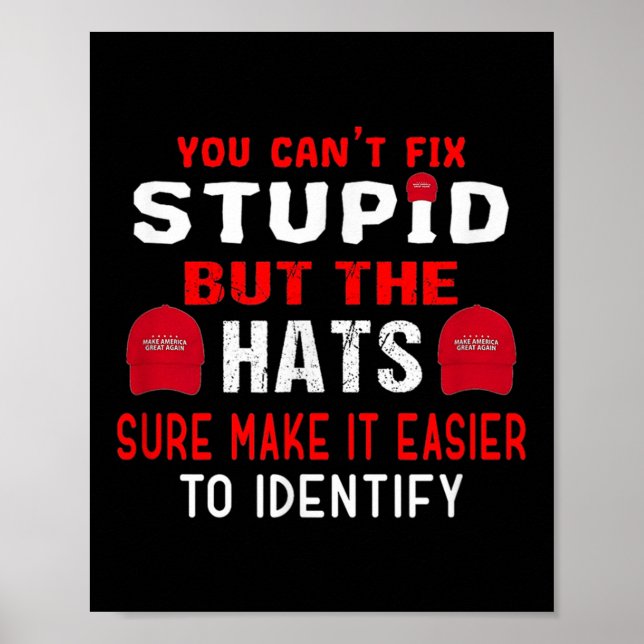 You Can't Fix Stud But The Hats Sure Make It Easy  Poster (Front)