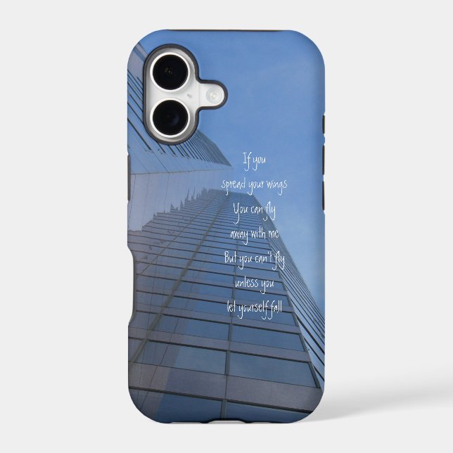 You can't fly unless you let yourself fall, iPhone (Back)