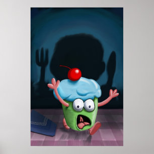 You Can't Hide From The Muffin Man Print