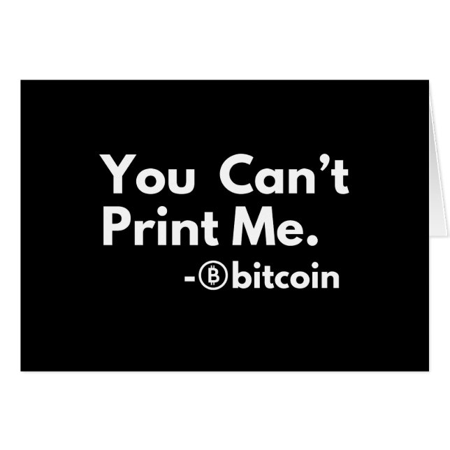 you cant PRINT me (Front Horizontal)