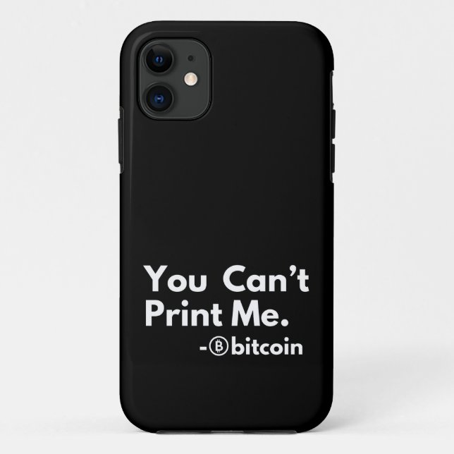you cant PRINT me Case-Mate iPhone Case (Back)