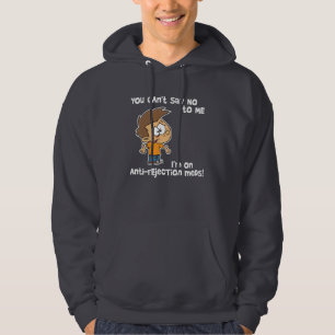 You can't say no to me - with cartoon boy hoodie