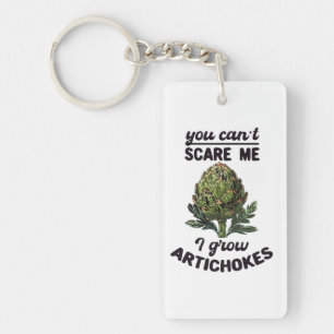 You can't scare me, gardening quote keychain