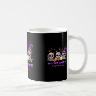You Can't Scare Me I Fight Epilepsy Skull Hallowee Coffee Mug