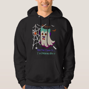 You Can't Scare Me I'm Dracula Boo Black Hoodie