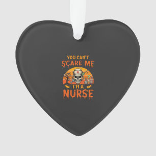 You Cant Scare Me Nurse Skull Syringe Potion Hallo Ornament