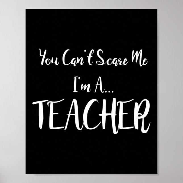 You Can't Scare Me  Poster (Front)