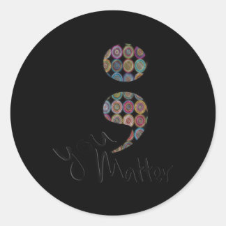 You  classic round sticker
