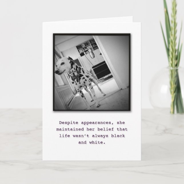 You Colour My World. Thanks! Thank You Card (Front)