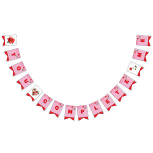 You complete me bunting banner