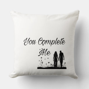 You Complete Me - Romantic Couple Pillow