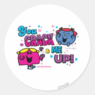 You Crack Me Up! Classic Round Sticker
