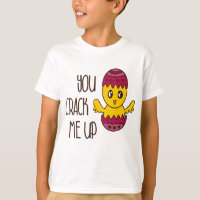 You Crack Me Up Easter Chick Cute Funny Cartoon