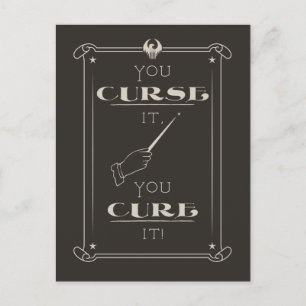 You Curse It, You Cure It Postcard