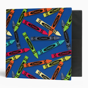 You Customize the Background Colour   Crayons Binder