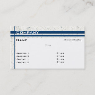 You Customize the Colour-Lite Gravel Edge Business Card