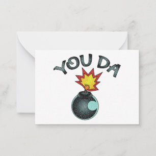 You Da Glitter Bomb Card