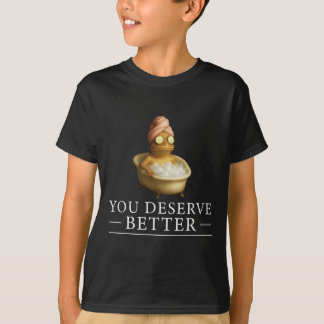 You Deserve Better Wellness Frog Positive Thinking T-Shirt