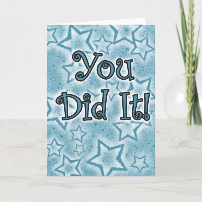 You Did It! Card (Front)