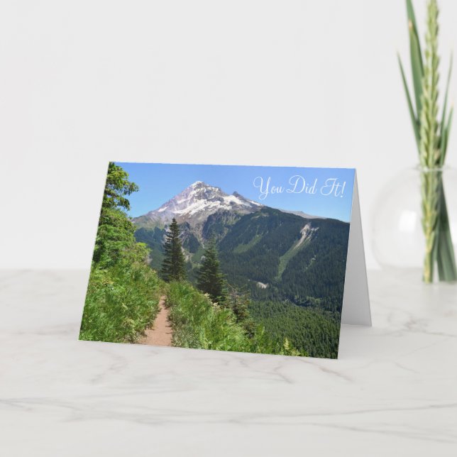 You Did It Graduation Celebration Card (Front)