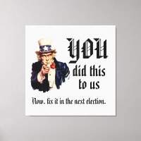 YOU Did This to Us