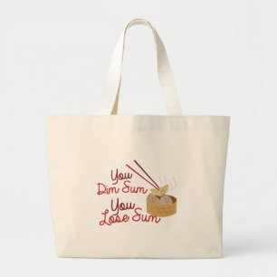 You Dim Sum Large Tote Bag