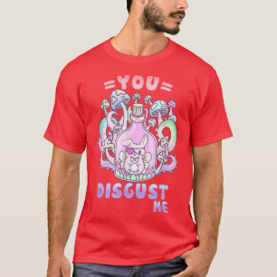You Disgust Me I Kawaii Pastel Goth Witchcraft Bun T-Shirt