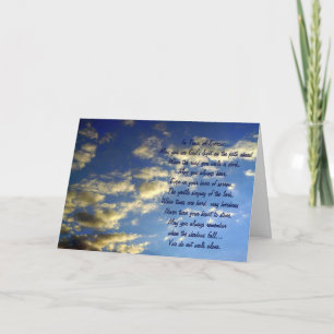 You do not walk alone... card