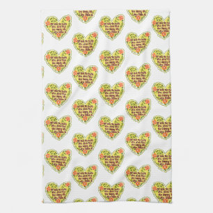 You Don't Find The Happy Life, You Make It Kitchen Towel