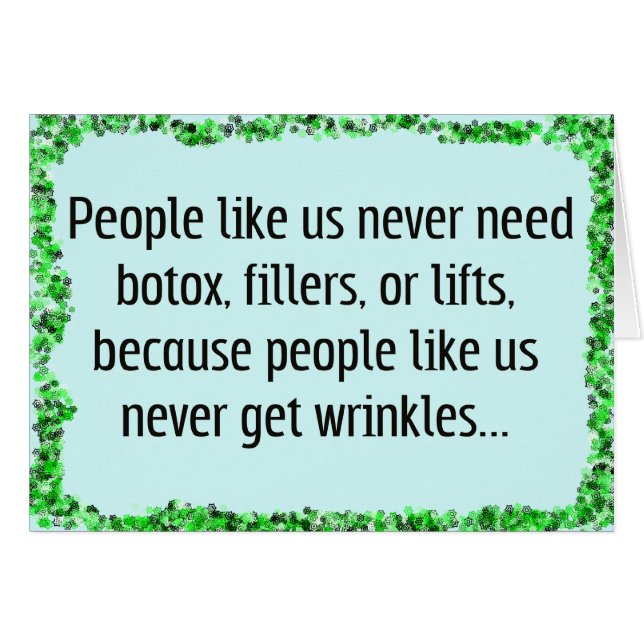 You Don't Need Botox (Front Horizontal)