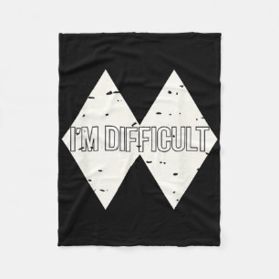 You Don't Scare Me I Have 2 Two Daughters Funny Mo Fleece Blanket