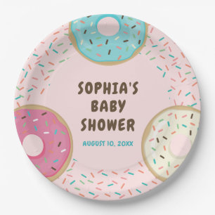 You Donut Want to Miss Baby Shower Paper Plates