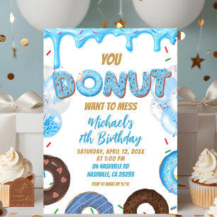 You Donut want to miss this birthday Invitation