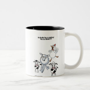 You Eat What? Two-Tone Coffee Mug