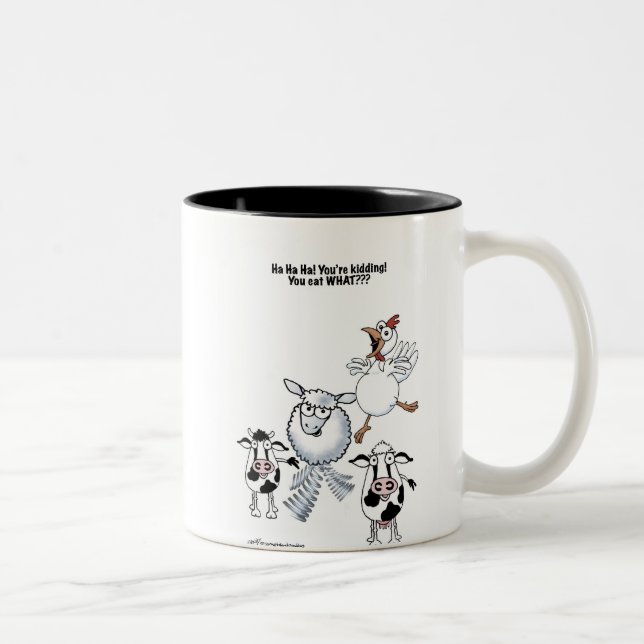 You Eat What? Two-Tone Coffee Mug (Right)