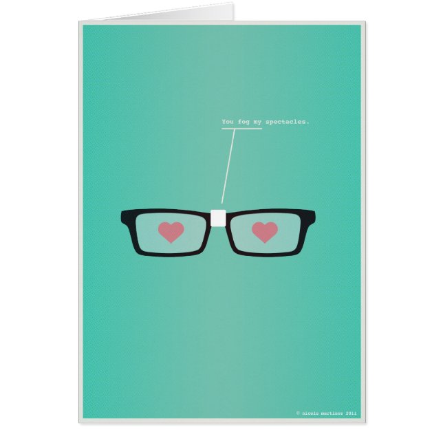 You Fog My Spectacles (Front)
