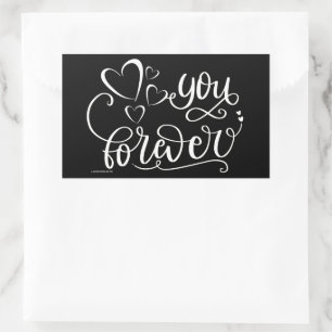 YOU FOREVER valentines's day gift idea Sticker