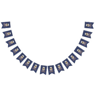 you free tonight? 4th of july patriotic bald eagle bunting flags