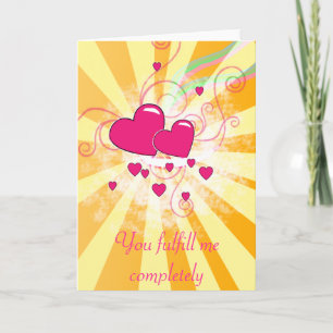 You fulfil me .... card