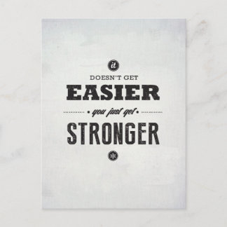You Get Stronger - Inspirational Postcard