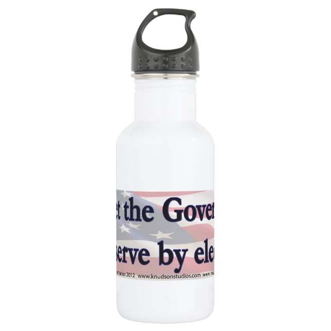 You Get The Government you deserve by electing it 532 Ml Water Bottle (Front)