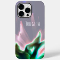 "You Glow" Floral Abstract Art