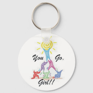 You Go Girl Keychain