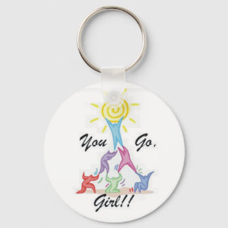 You Go Girl Keychain