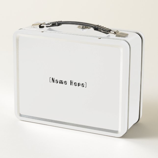 You GOLF, Girl! metal lunchbox (Back)